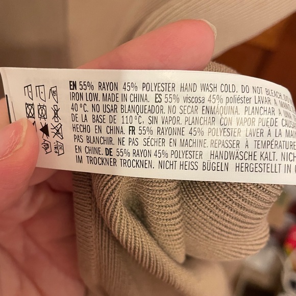 NWOT Endless Rose Ruffle Neckline Midi Slit Dress - Picture 4 of 4